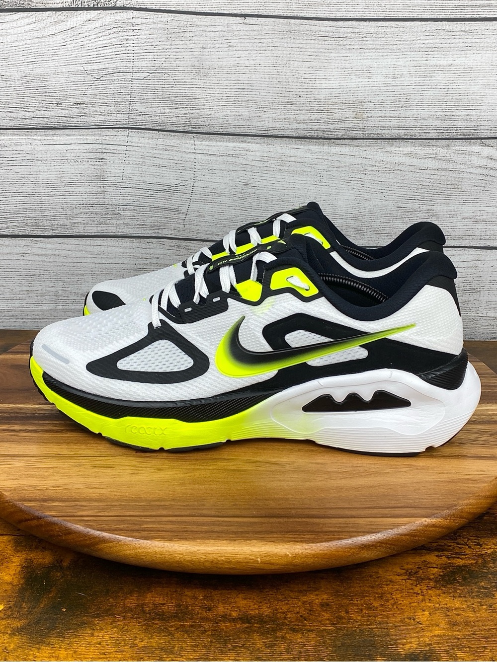 Nike Structure Plus Men's Road Running Shoes White Volt IR1816-100 Size 12.5